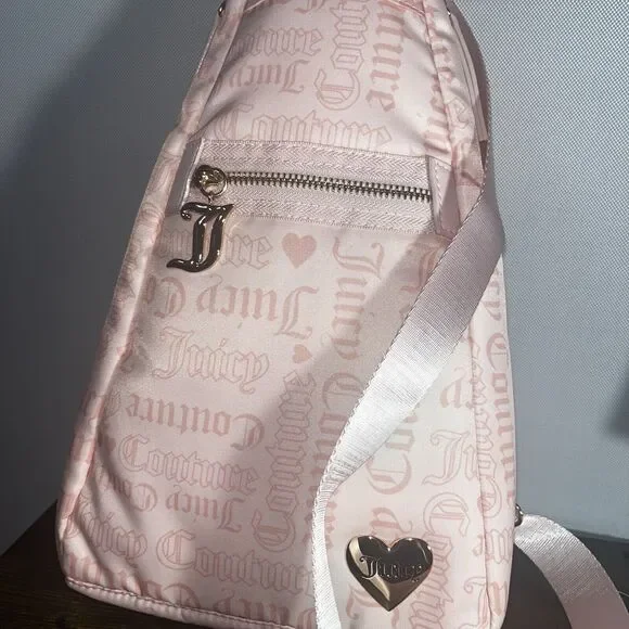 Juicy Couture NWT Powder Blush Material Girl Sling Bag Juicy Couture | Bags | Juicy Couture Material Girl Sling Bag  main image 3